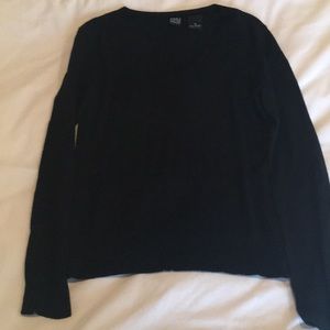 Saks Fifth Ave Black Cashmere Sweater S